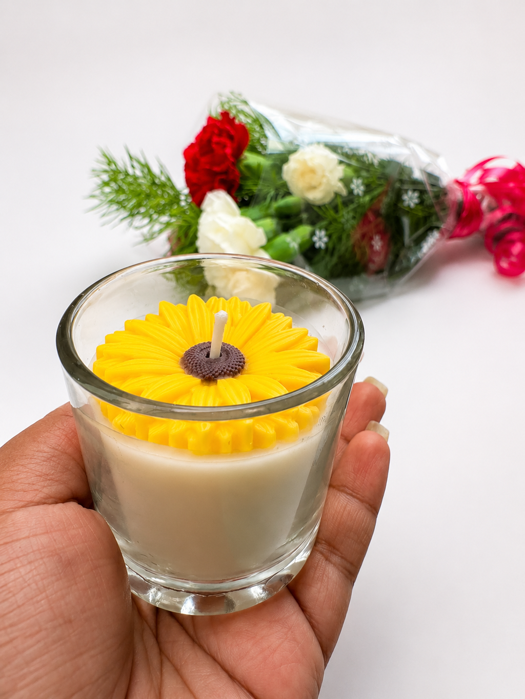 SUNFLOWER JAR CANDLE