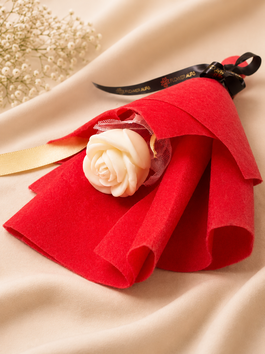 Single rose bouquet